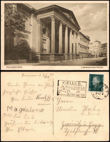 Ansichtskarte hannover - ansichtskarte,