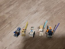 5 Lego Star Wars Minifiguren Luke Skywalker, Obi Wan Kenobi, Stormtrooper +2