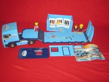 PLAYMOBIL 70959 FunPark-Tieflader + Container | LKW Truck Taucher Figuren RAR