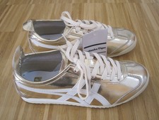 *OnitsukaTiger*Sneaker*Mexiko 66*Leder*edel*gold*weiß*Gr.39*NEU*OVP 160€*