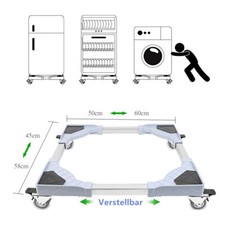 Rollbar Untergestell Waschmaschine Podest Sockel Basis für Kühlschrank Trockner