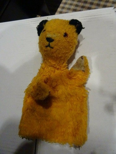 Vintage ruß handpuppe - ruß,