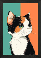 Niedlicher calico katze - niedlicher,