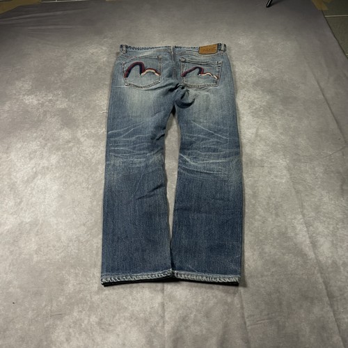 Evisu straight jeans - evisu, w33