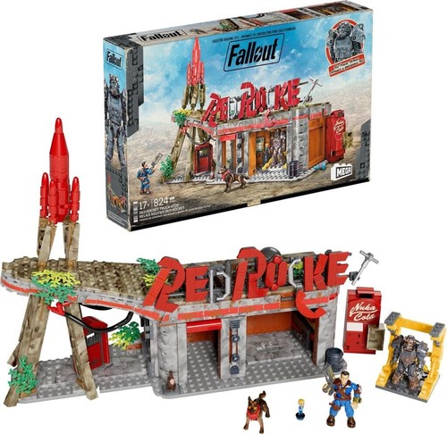 Mattel mega bloks fallout - fallout, red