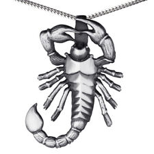 Herren Kettenanhänger Sternzeichen Skorpion 925 Silber mit Männer Halskette