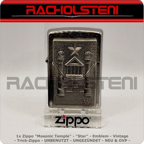 Zippo masonic temple star - zippo,