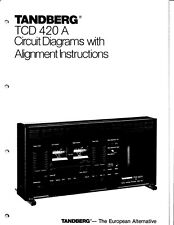 Service Manual-Anleitung für Tandberg TCD 420 A 