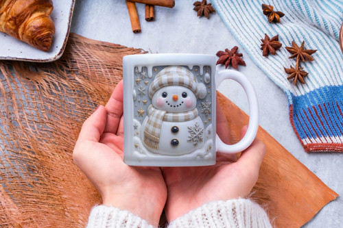 Tasse schneemann süß - tasse,