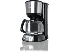 KOENIC KCM 101024 Kaffeemaschine mit Timerfunktion Edelstahl/Schwarz