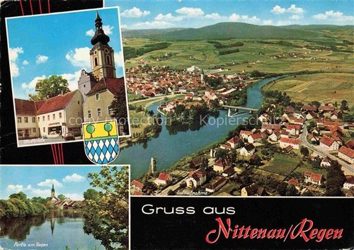 Nittenau regen stadtpanorama - regen,