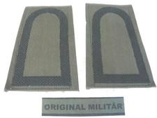 KLETT Rangabzeichen Heer Stabsunteroffizier schw/oliv Schulter Klappen Schlaufen