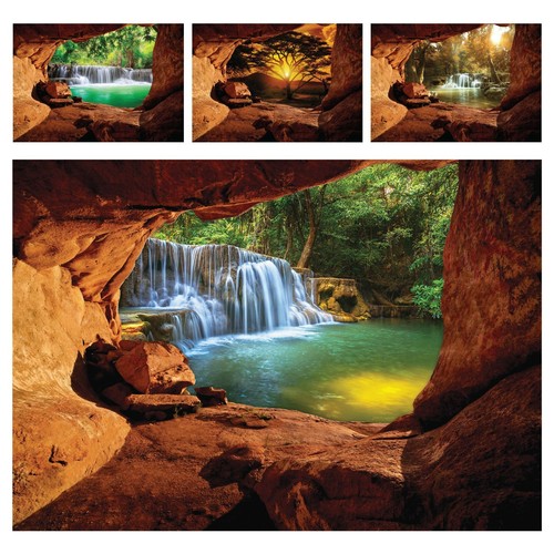 Vlies fototapete wasserfall - fototapete,