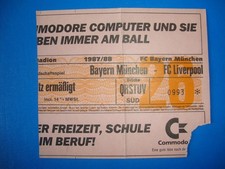 1988 Ticket FC Bayern München