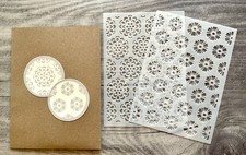 Schablone Stencil Blumenmuster