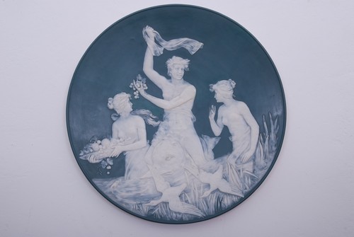 Jugendstil platte mettlach - platte, v&b