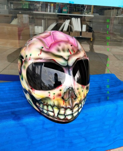 Custom airbrush motorradhelm - airbrush,