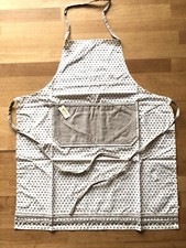 Clayre &Eef Schürze Küchenschürze Kochen Backen Herze Liebe Beige weiß Landhaus 