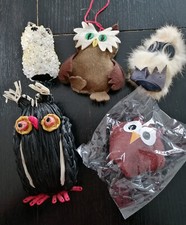 Eulen Konvolut aus Sammlung verschiedene Materialien und Größen