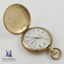 Antike Taschenuhr, Elgin National Watch Co, Gold Double vergoldet (0928EB)
