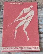 Streichholzetikett CSSR