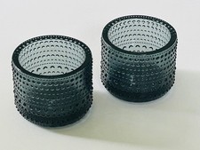 Iittala Finnland Nuutajärvi Kastehelmi Tautropfen Oiva Toikka 2 Windlichter