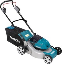 Makita DLM463PT2 LXT Akku-Rasenmäher blau/schwarz 2x 18V 60 Liter Fangvolumen