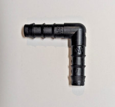 L-Form 0,375" Schlauchanschlussbogen Teichrohrverbinder Kunststoffschlauch Luft Wasser