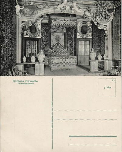 Ansichtskarte schloss - ansichtskarte,