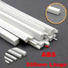 250mm Länge ABS Kunststoffprofil Streifen Vierkantrohr Stab DIY Modellbau Bastel