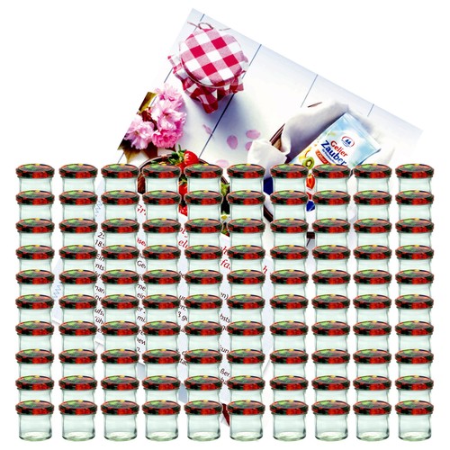 100 sturzgläser 125ml - 100,