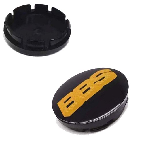 Für bbs 56mm schwarz gold - 4x, schwarz+gold