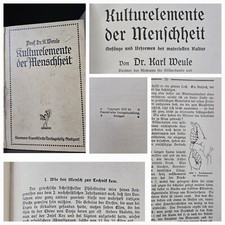 Kultur Menschheit Völkerkunde Kulturelemente der Menschheit Karl Weule 1910