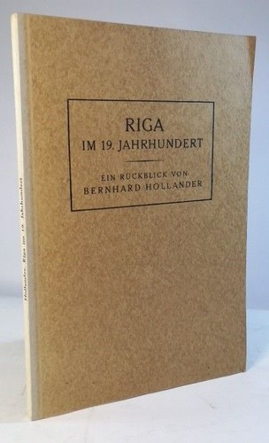 Riga jahrhundert ein - 19., jahrhundert: