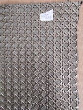 Reststück Kunstleder, 0,50  X 0,95 m  silber