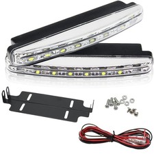 LED Tagfahrlicht 12V | Universal E4 R87 | 8 LEDs Weiß 6000-7000K