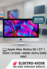 🖥 Apple iMac Retina 5K | 27" | 2020 512GB 40GB | i5  | Pro 5300 MAC ✅ Händler