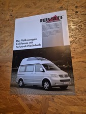 VW Bus T5 Prospekt Polyroof Hochdach California Camper