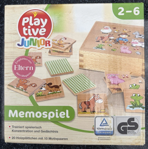 Holz memo spiel playtive - memo,