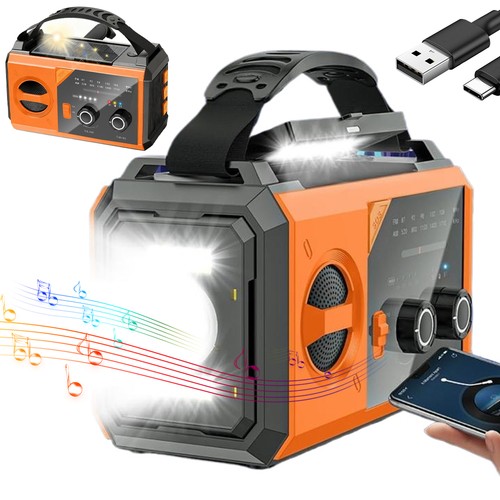 Solar kurbelradio 20000mah - solar,