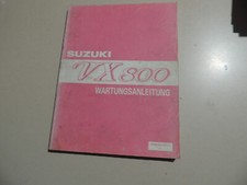 Werkstatthandbuch ReparaturWartung Suzuki VX 800 Modelljahr 1990