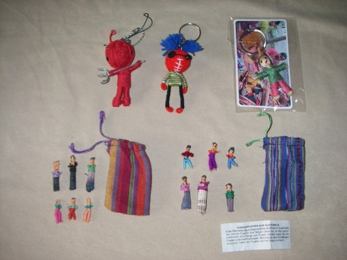 Voodoo puppe sorgenpüppchen - puppe,