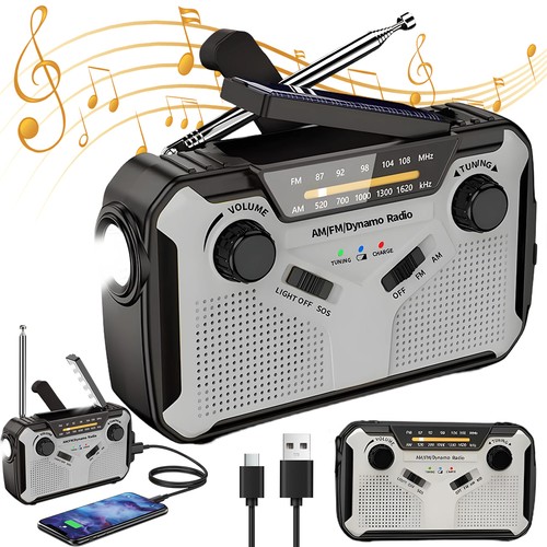 2500mah notfall kurbelradio - notfall,