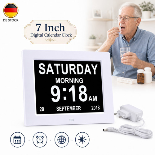 Digitaluhr tagesuhr großes - digitaluhr,