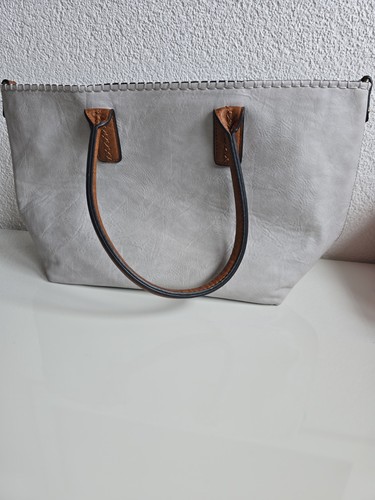 Tasche steingrau braun - steingrau, aus