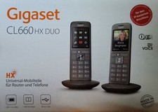 GIGASET CL660HX DUO DECT Schnurlostelefon Anthrazit HD VOICE Farbdisplay OVP