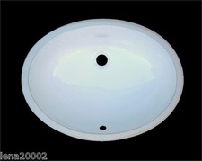 Unterbaubecken Waschtisch Waschbecken Oval Keramik 50,5 x 35,5 cm