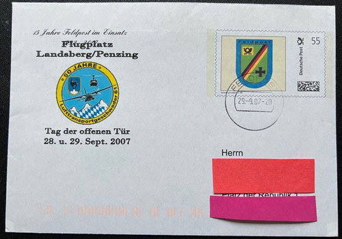 Bundeswehr ganzsache eai - eai, fp1