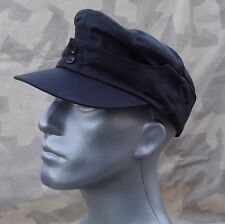 Feldmütze M43 Panzermütze Baschlikmütze Baumwolle schwarz Größe 57