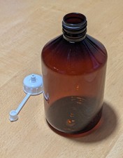 Kunststoffflasche 500 ml braun